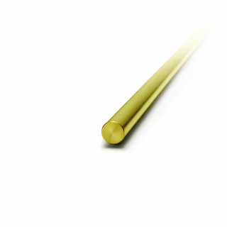 An image of the material special brass CW713R from the material Brass in the shape Roundbar (drawn)
