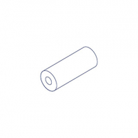 Ein Bild des Werkstoffs Polyacetal (POM-C) schwarz aus dem Material Andere in der Form Buchse